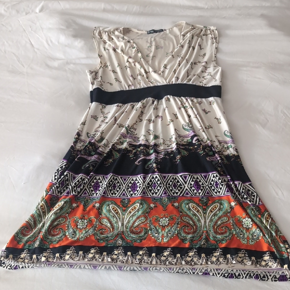 Janette Multicolor Patterned Dress